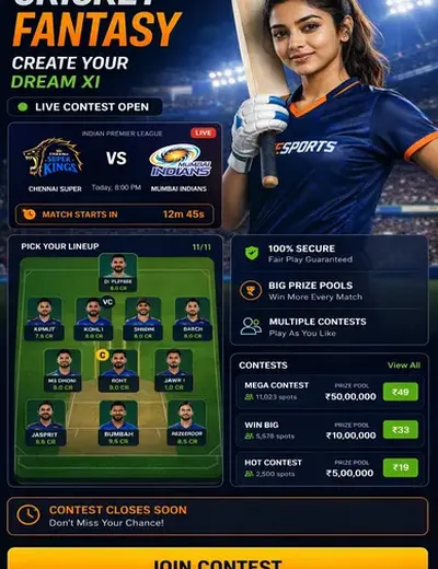 Hero11 (hero11) fantasy cricket & matchday visual 3